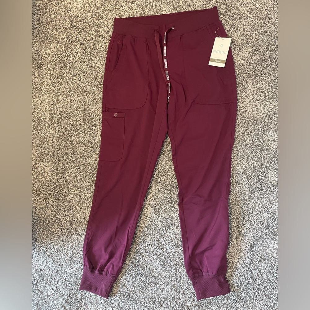 Maroon Med Couture Scrub Bottom